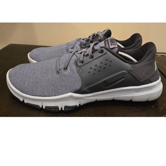 Nike Flex Control TR3 Anthracite Training Sneaker Gray Mens Size 13 - Picture 4 of 9